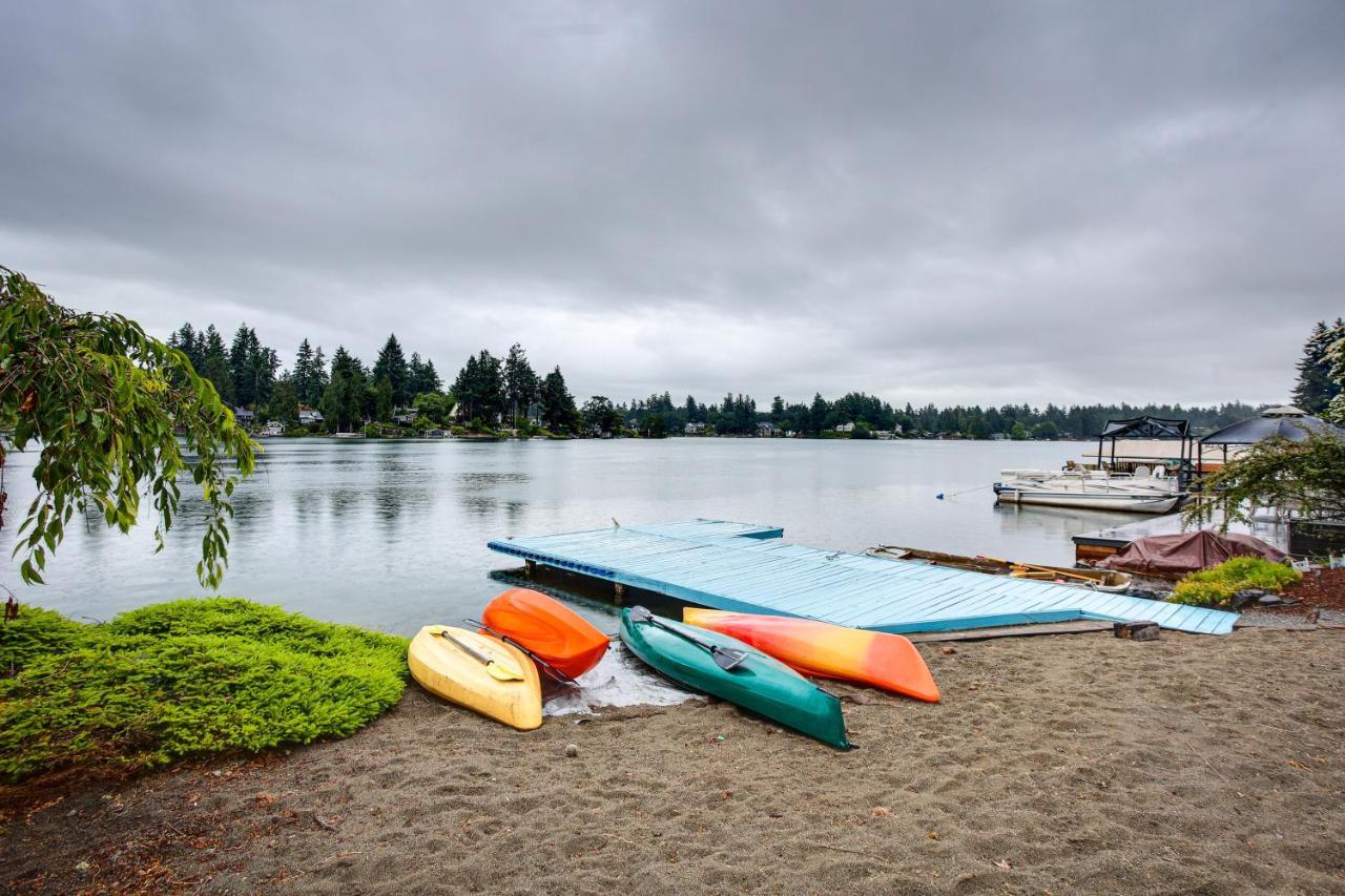 Tacoma Home On Steilacoom Lake With Dock! 外观 照片