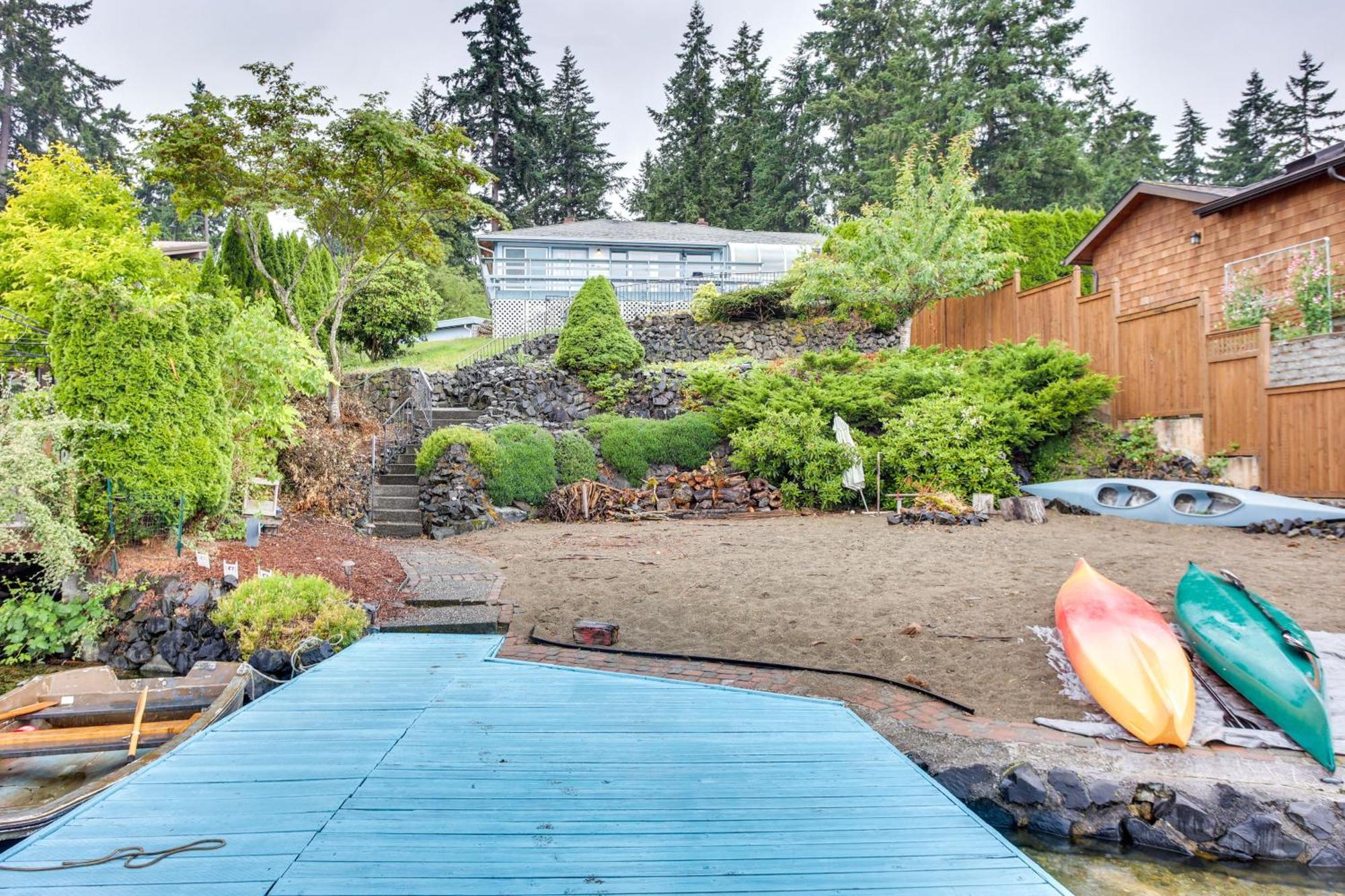Tacoma Home On Steilacoom Lake With Dock! 外观 照片