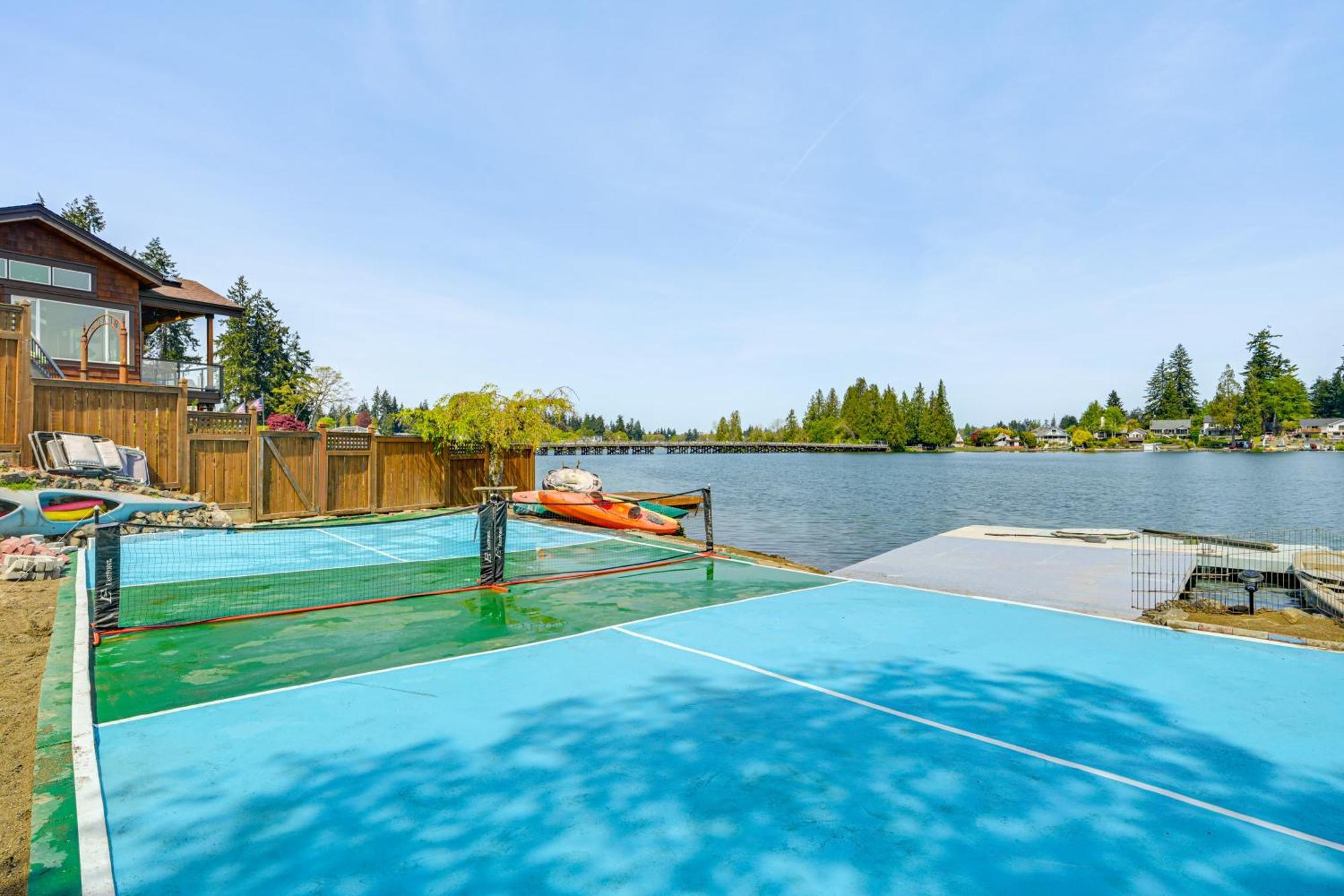 Tacoma Home On Steilacoom Lake With Dock! 外观 照片